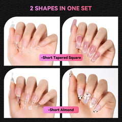 Makartt close-up of pre-etched inner surface improving glue grip