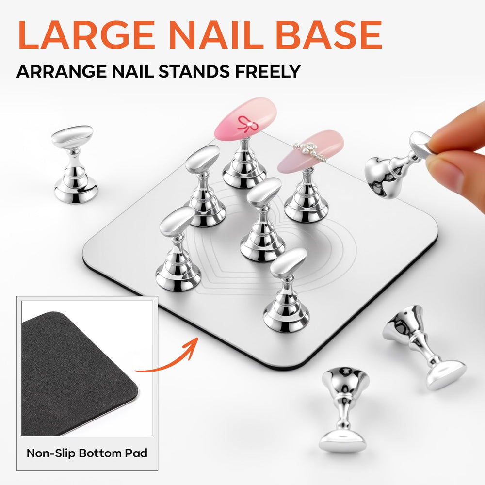 Makartt closeup magnetic holder detail for steady nail art precision