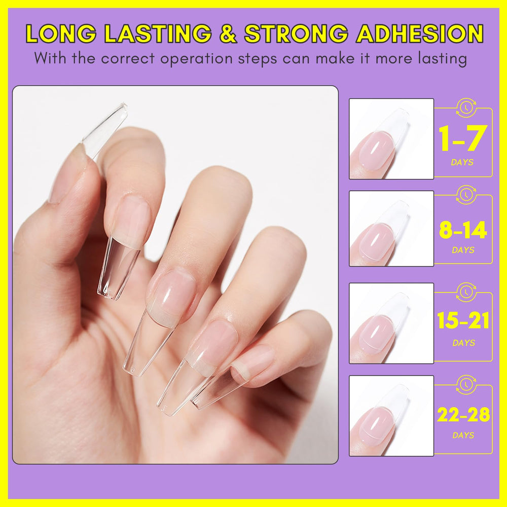 Makartt compatibility display with tips, acrylics, and poly gel for versatile use