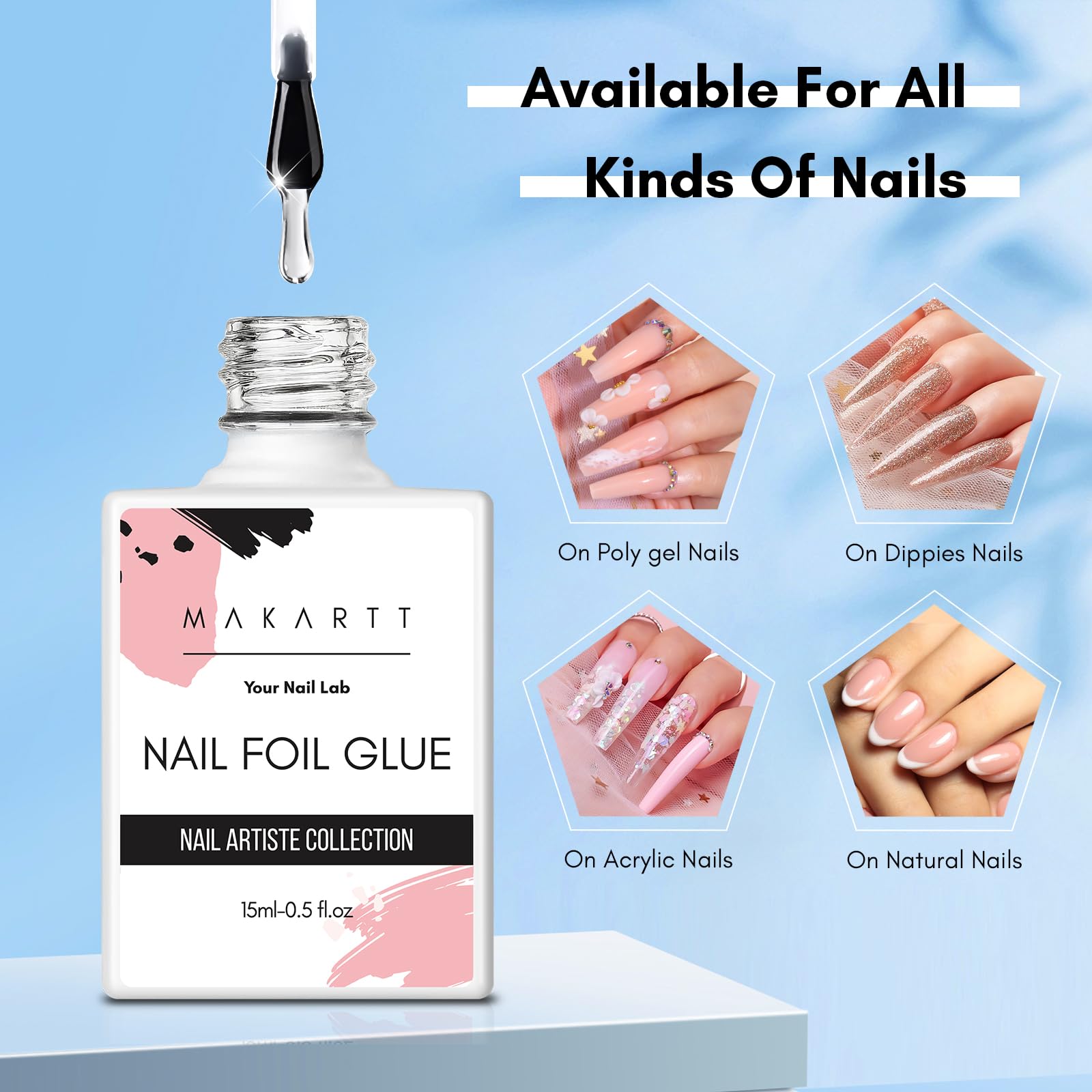 Makartt foil transfer step by step showing crisp foil adhesion benefit