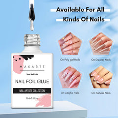 Makartt foil transfer step by step showing crisp foil adhesion benefit