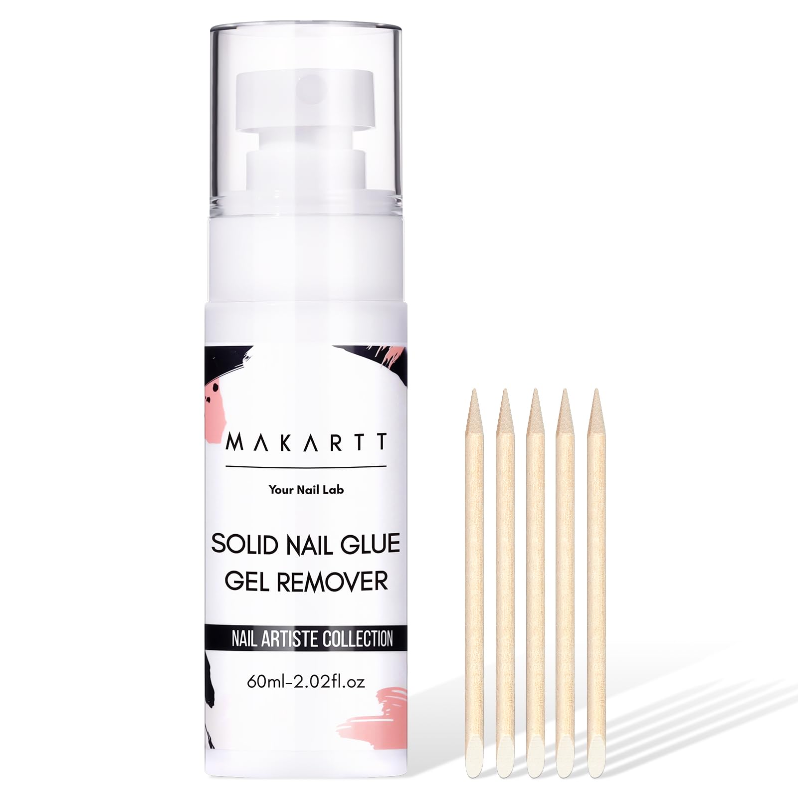 Makartt front bottle 60ml showing product and label benefits