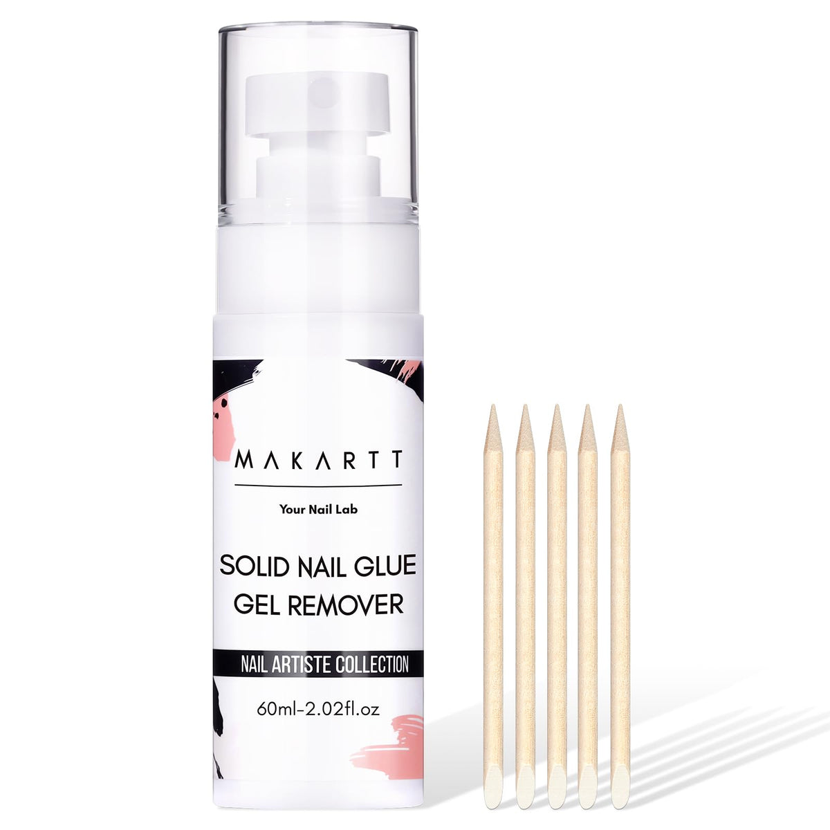 Makartt front bottle 60ml showing product and label benefits