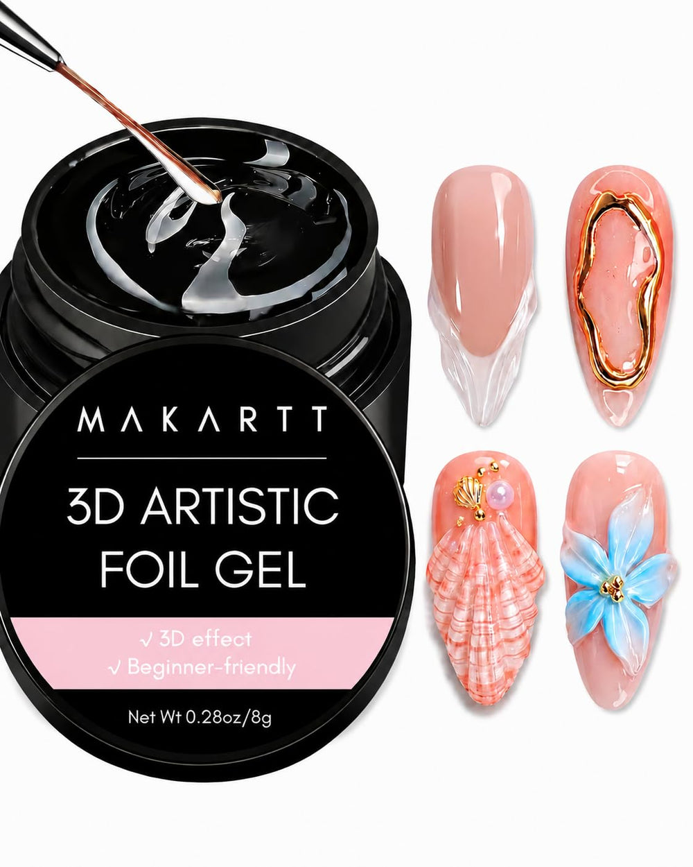 Makartt front bottle 8ml showing label and precise dispensing benefit