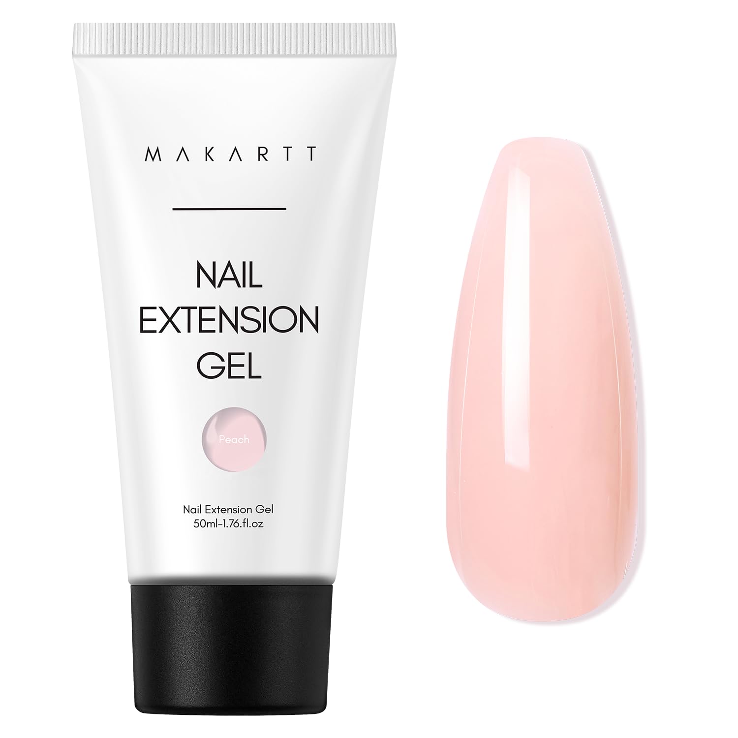 Makartt bottle front view showing product and shade for easy selection