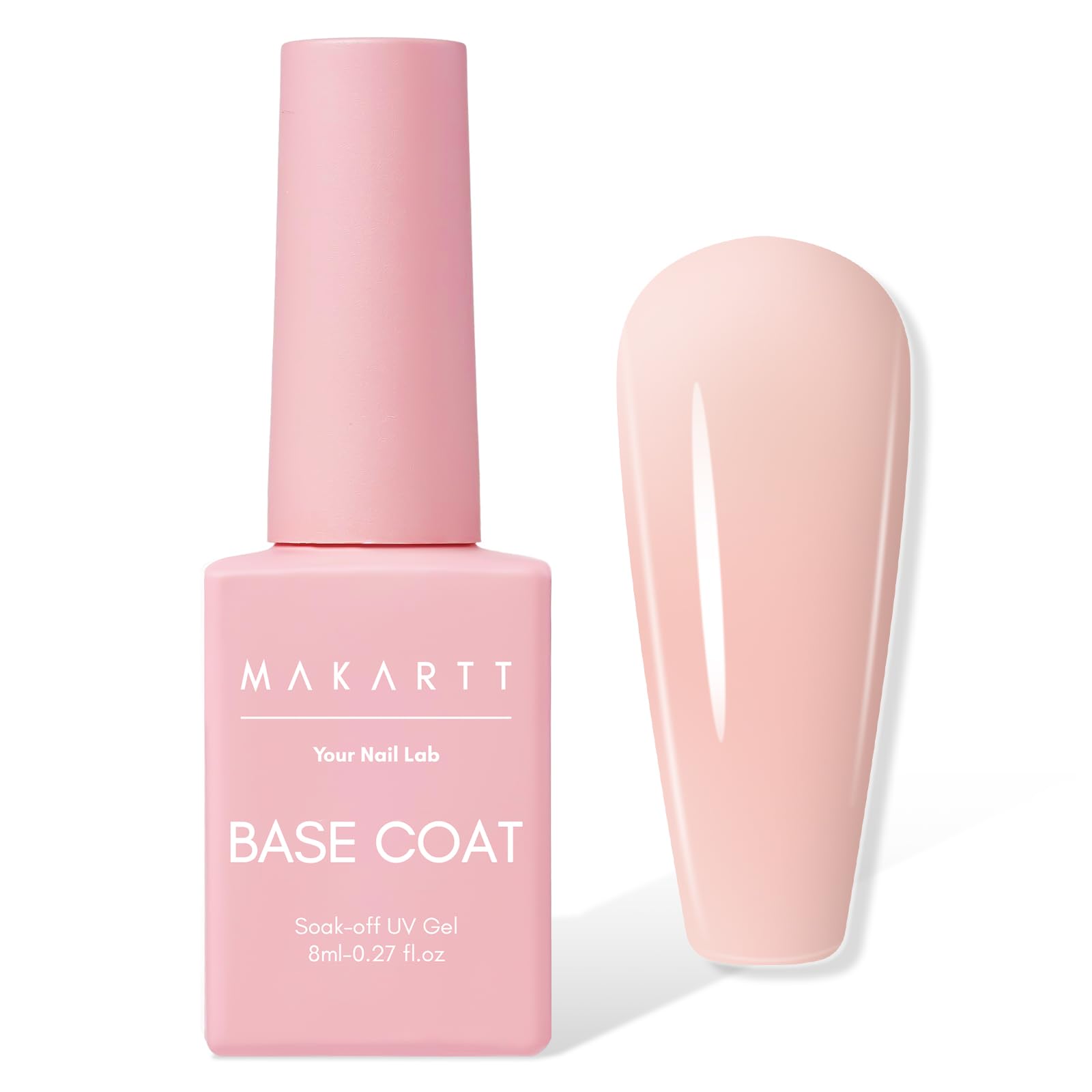 Makartt front bottle of Sun-Kissed Sands showing natural nude base benefit
