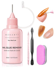 Makartt front packaging showing 30ml kit and included tools for gentle removal