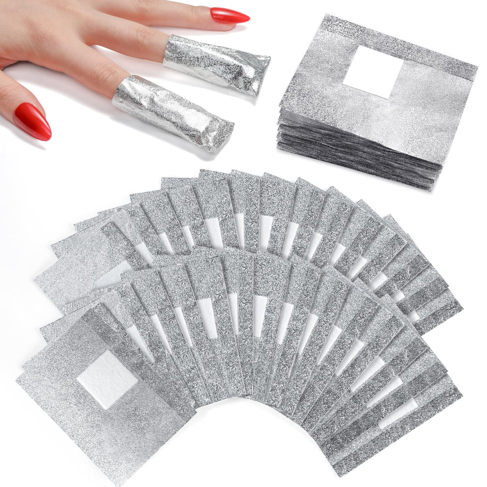 Makartt front packaging showing 100 foil wraps and organized box benefit: easy storage