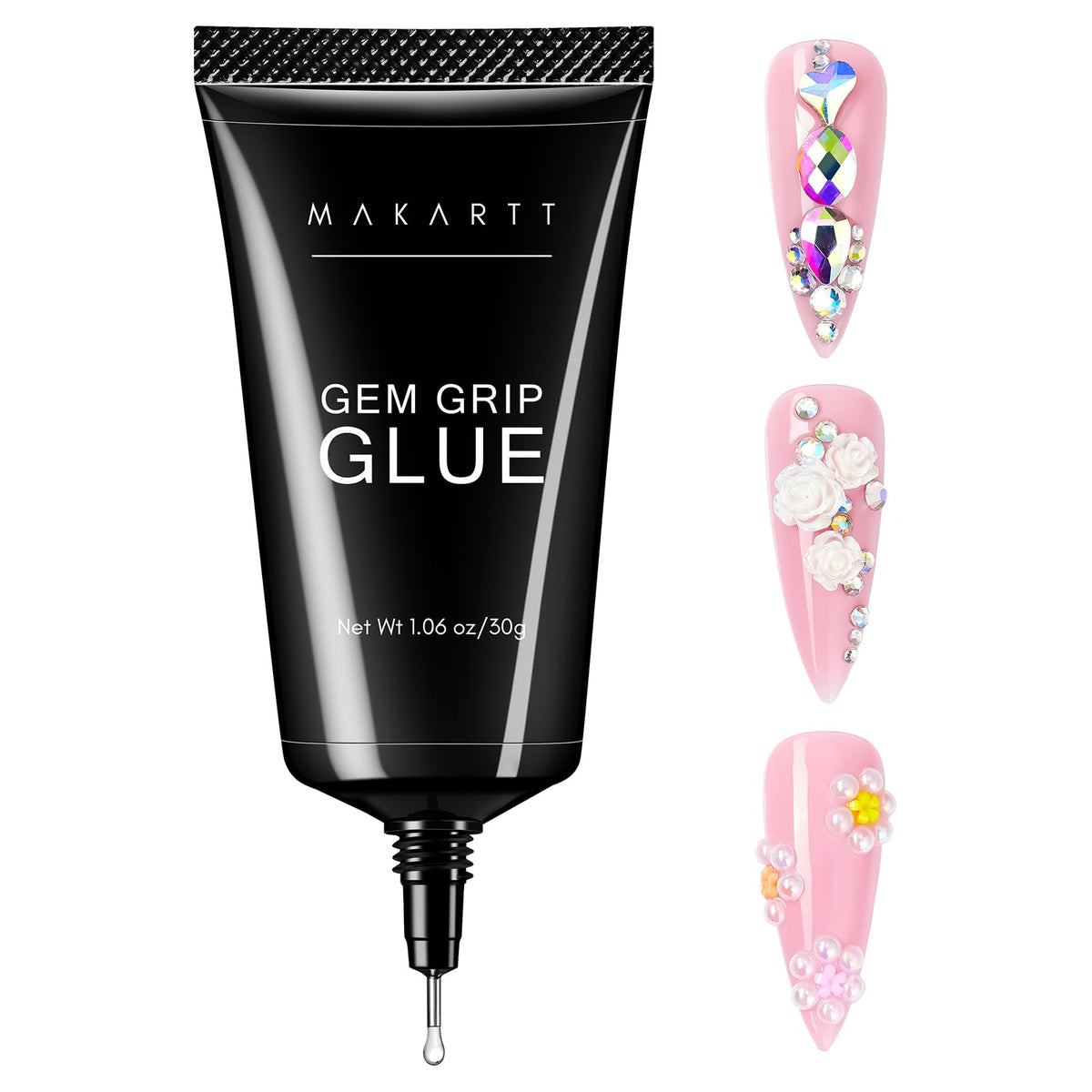 Makartt front packaging tube showing product and size, clear identification and convenience