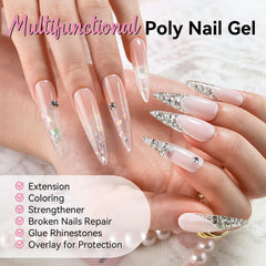 Makartt cured shiny nail showing durable glossy finish and strength