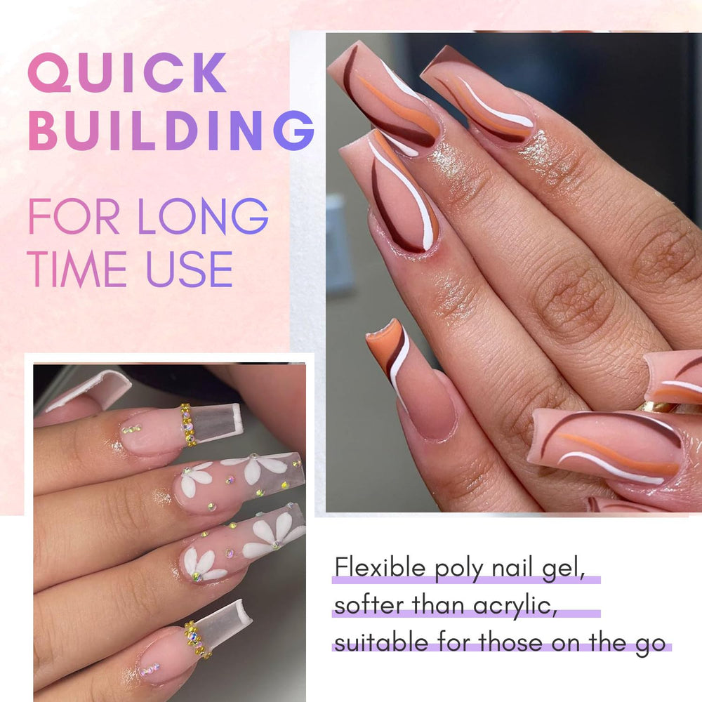 Makartt gel on dual form during application for controlled extension shaping