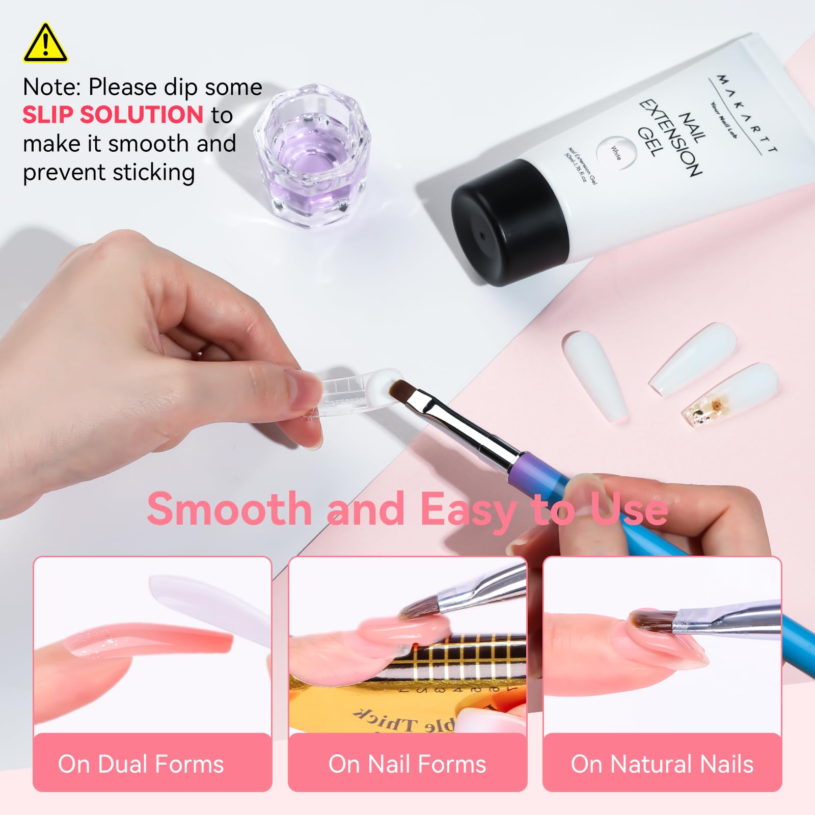 Encapsulated dried flowers in Makartt poly gel highlighting inlay design longevity and clarity