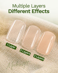 Makartt polish applied on hands in lifestyle shot showing natural nude result