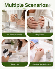 Makartt in a salon setting during application showing beginner-friendly brush