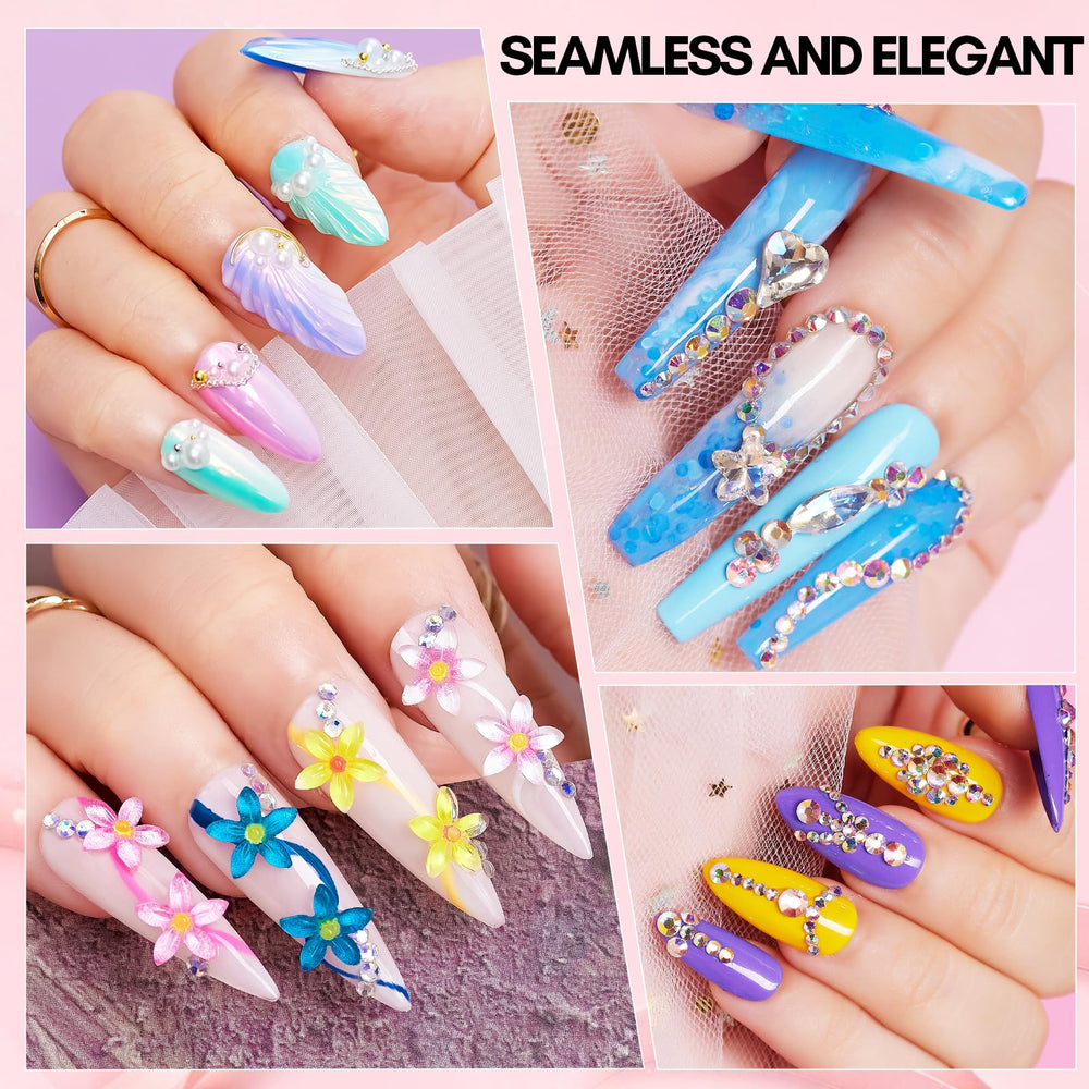 makartt large gem secured on nail highlighting reinforcement for heavy embellishments