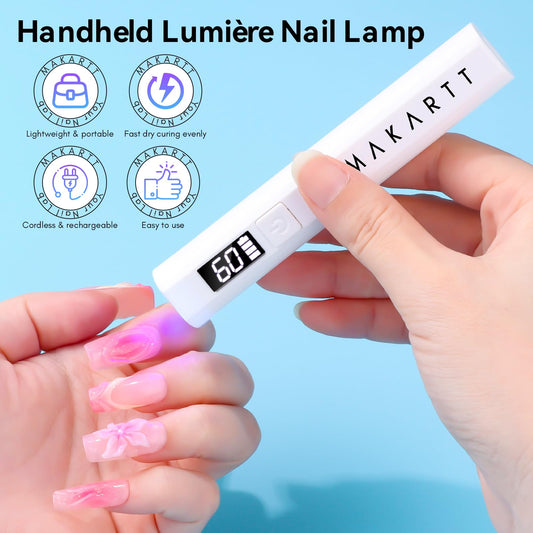Makartt clear LCD display showing timer and battery for precise control