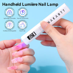 Makartt clear LCD display showing timer and battery for precise control