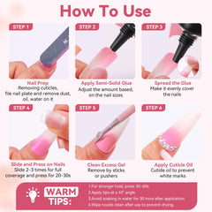 Makartt used during a home manicure scene showing beginner-friendly results