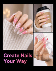 Makartt lifestyle desk manicure setup showing DIY salon-quality results