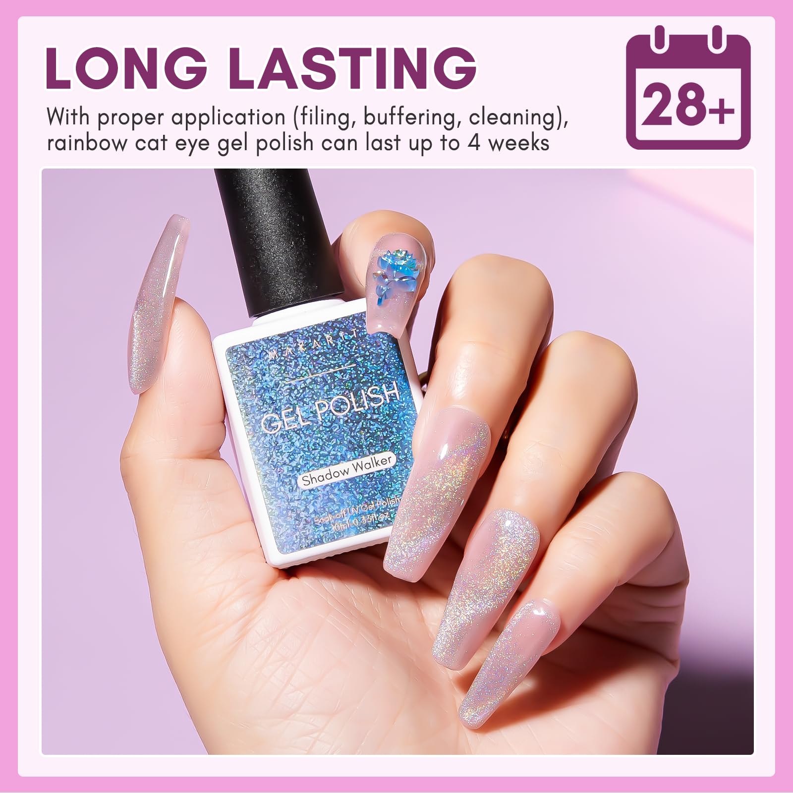 Makartt finished manicure in lifestyle setting showing salon-quality appeal benefit