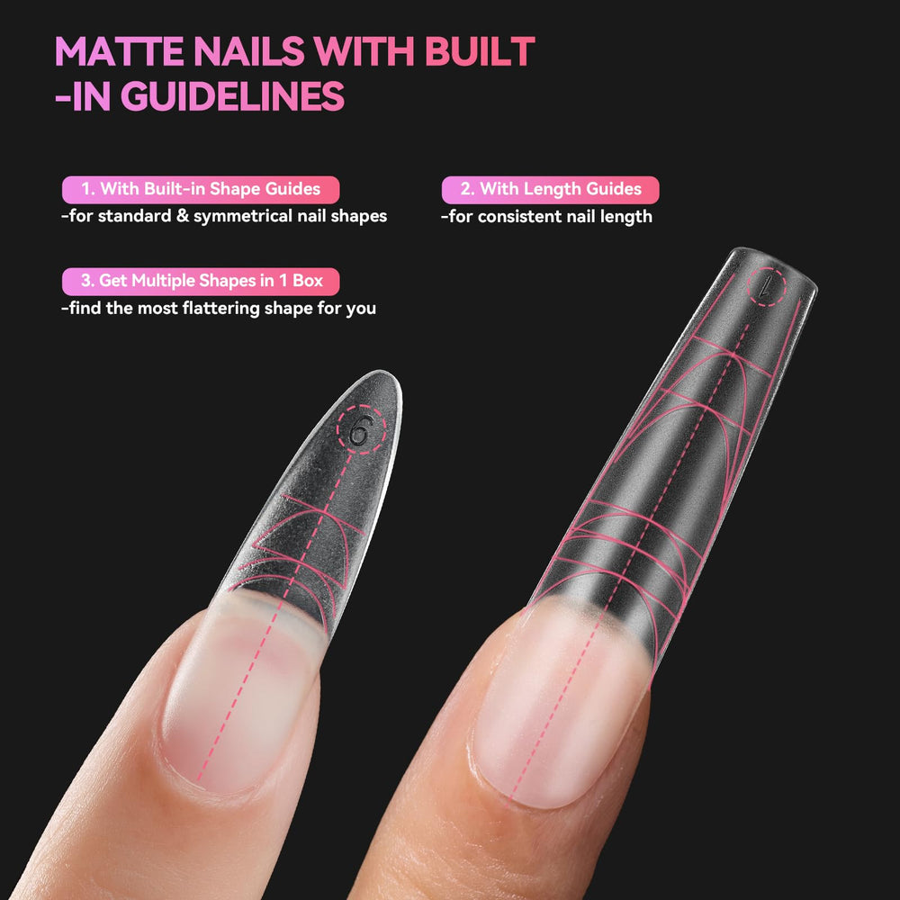 Makartt matte inside texture improving glue grip for longer wear