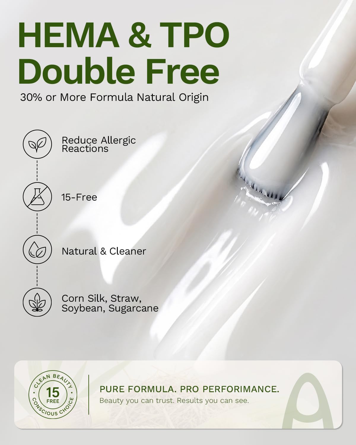 Makartt brush close-up exhibiting wide soft bristles for even application benefit: smooth strokes