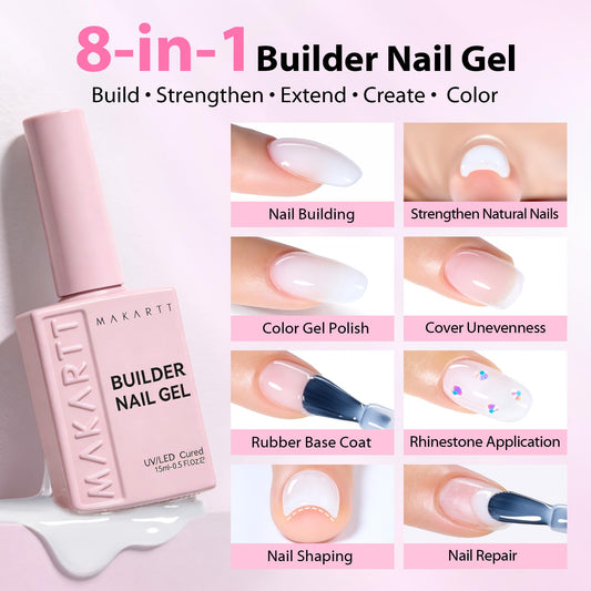 Makartt milky white color swatch highlighting natural coverage