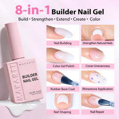 Makartt milky white color swatch highlighting natural coverage