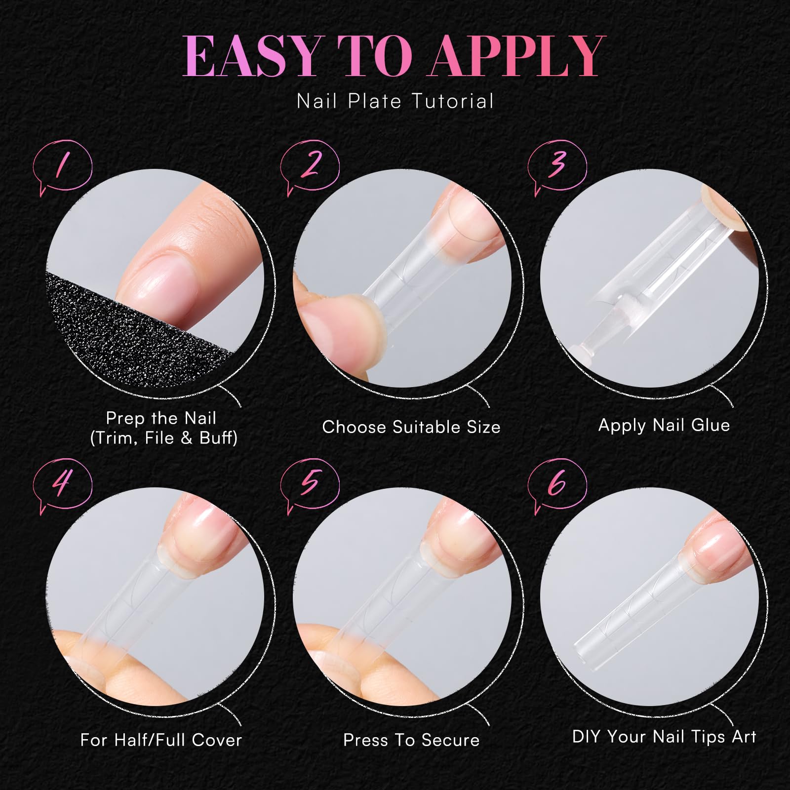 Makartt nail art showcase on tips highlighting XL length ideal for designs benefit