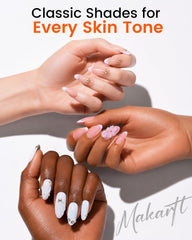Makartt used for precise nail art demonstrating clean lines benefit