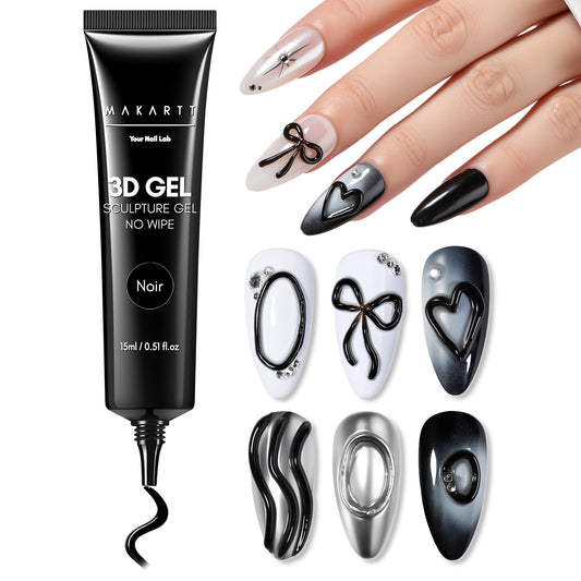 Makartt Noir front tube showing product and easy-squeeze applicator benefit