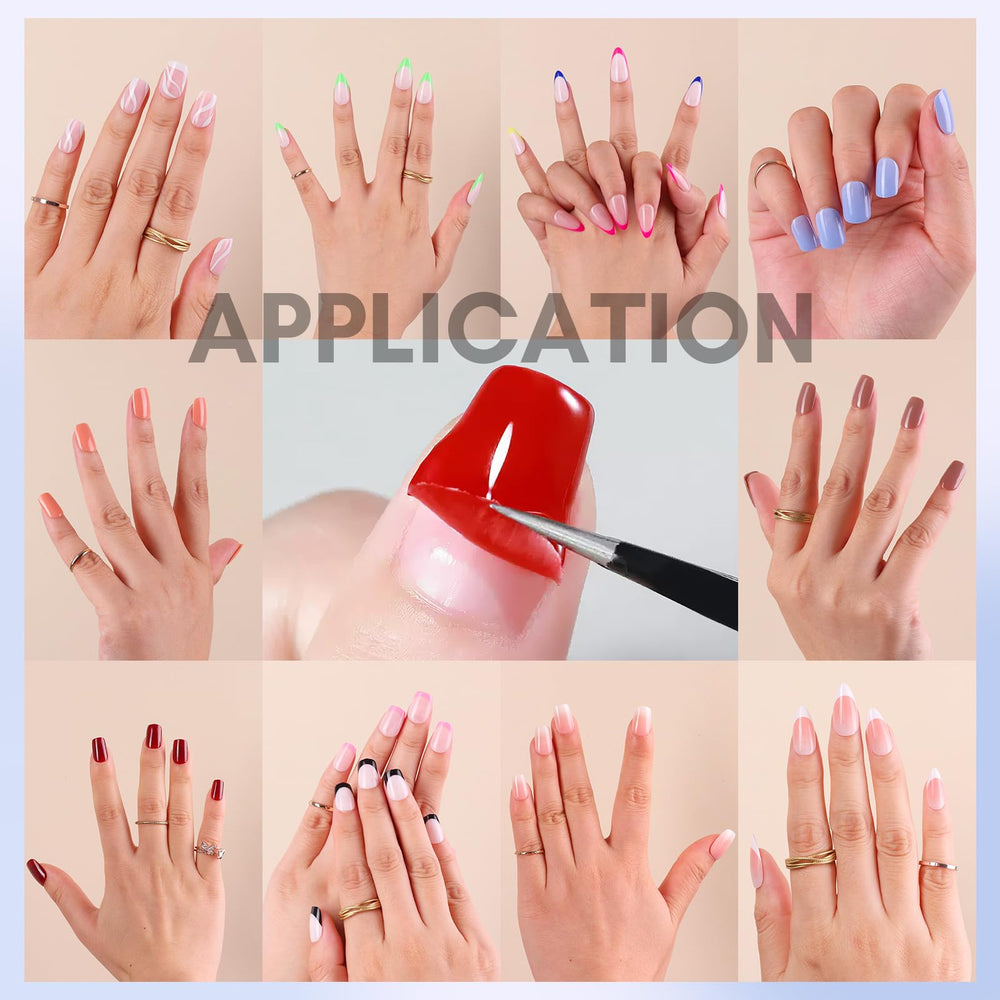Makartt base used under press-on nails for damage-free removal