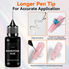 Makartt pen-tip applicator close-up for accurate gem placement