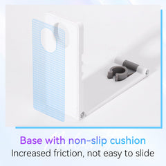 Makartt stand used as phone holder so you can watch while nails cure