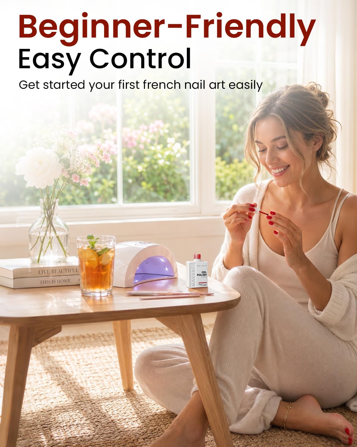 Makartt product label and ingredients panel showing 15-toxin-free formulation