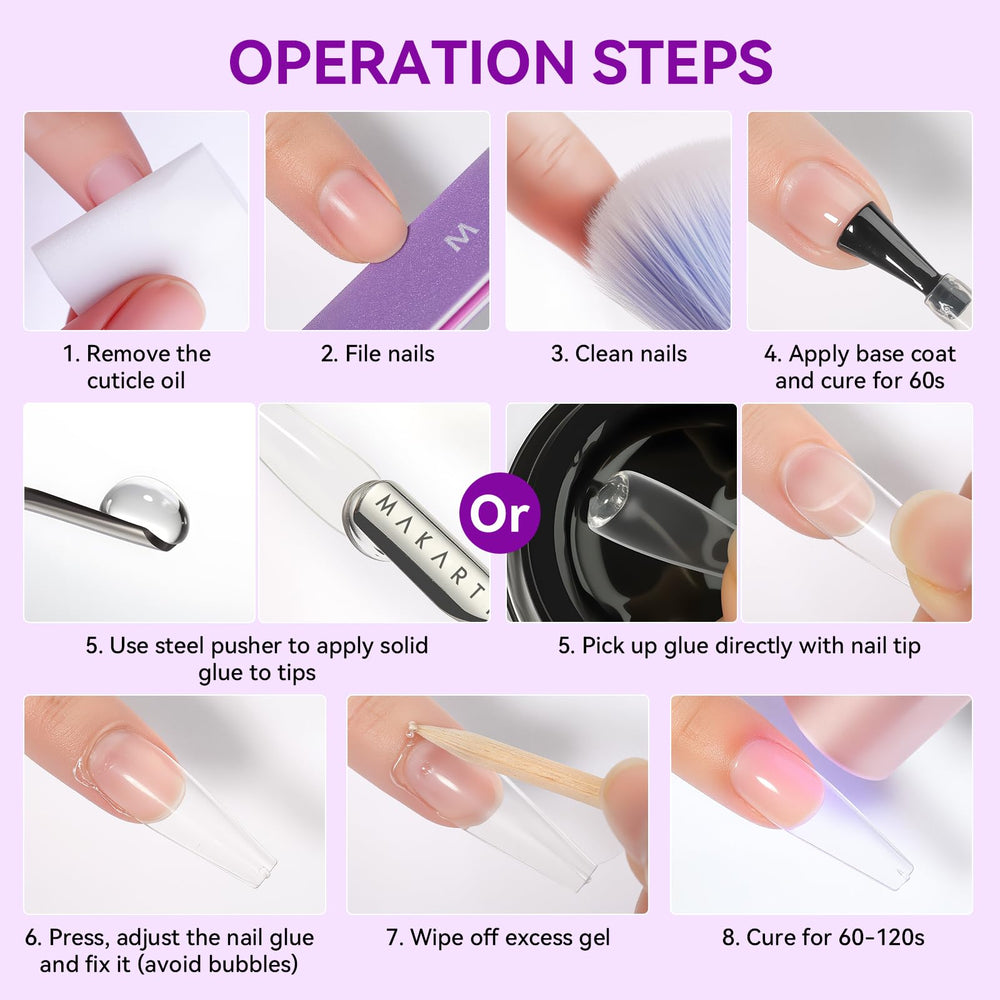 Makartt removal tools beside nails showing effortless adhesive removal