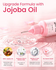 Makartt remover droplet on nail dissolving adhesive for reduced filing