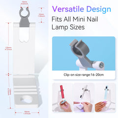 Makartt 360-degree rotation joint close-up for precise lamp angling