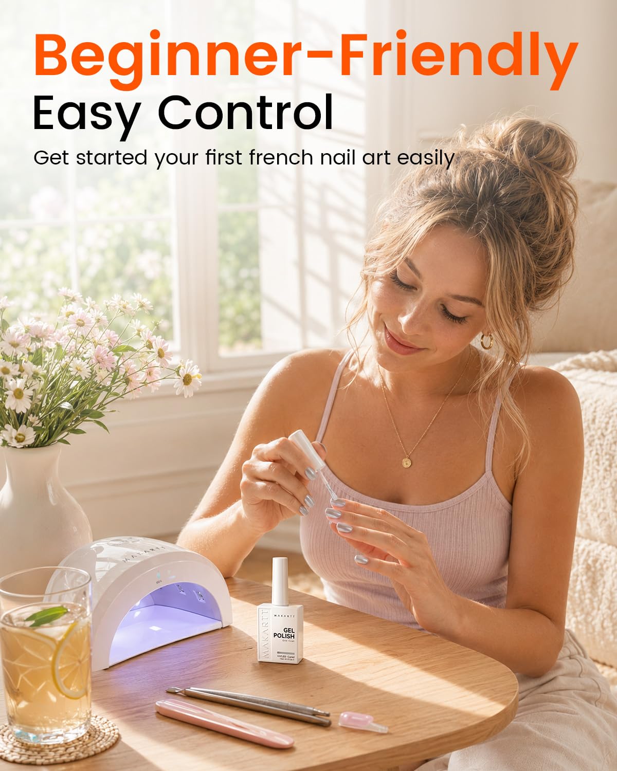 Makartt used in salon setting illustrating professional-grade manicure result