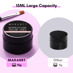 Makartt bottle in hand for size comparison highlighting portable 15ml