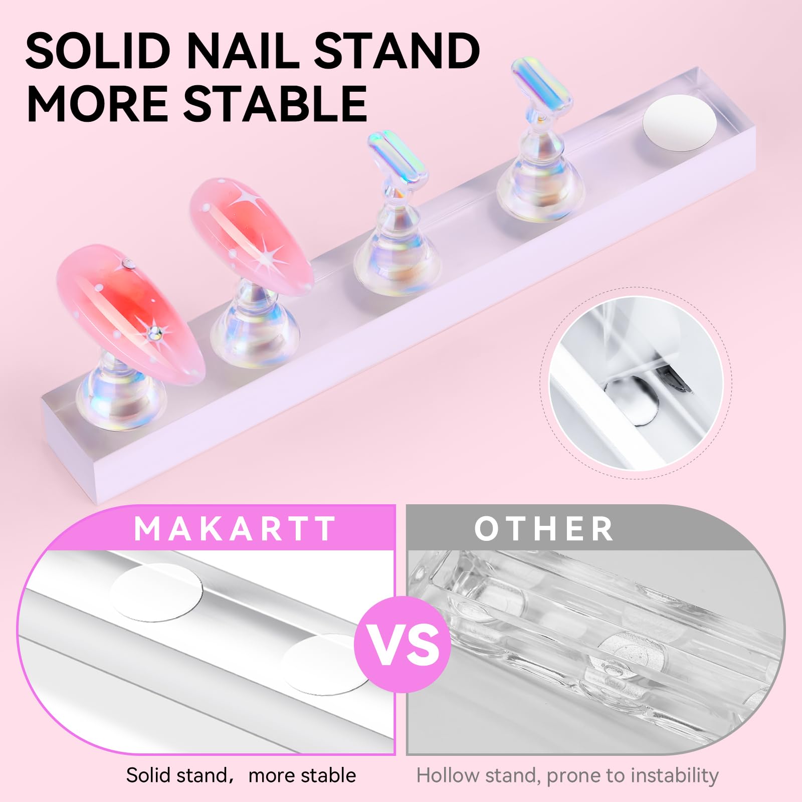 Makartt scale with hand showing compact size and easy portability