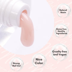 Makartt 50ml bottle held in hand to show size and portability benefits