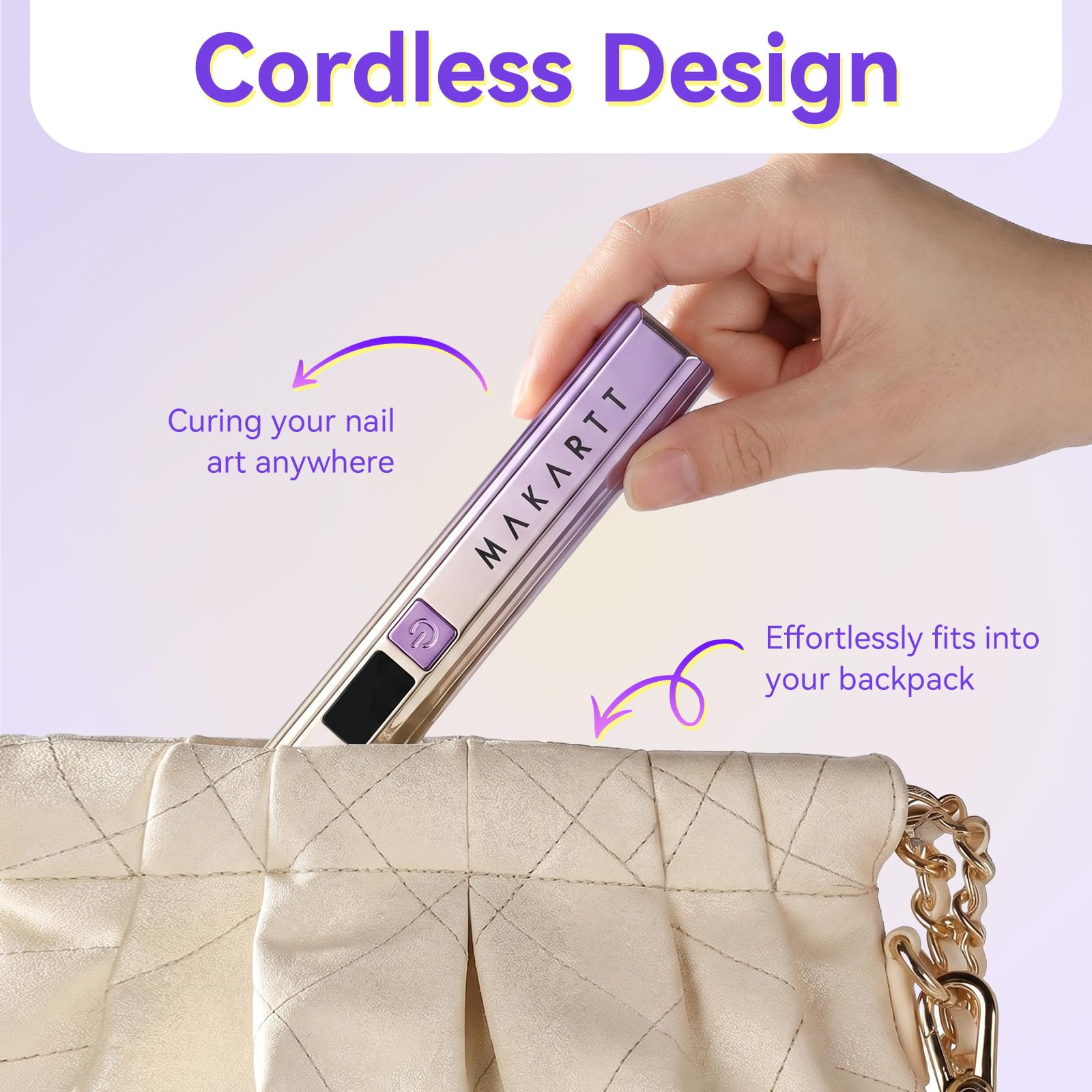 Makartt next to a coin showing scale and compact form for purse storage