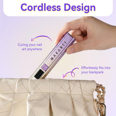Makartt next to a coin showing scale and compact form for purse storage
