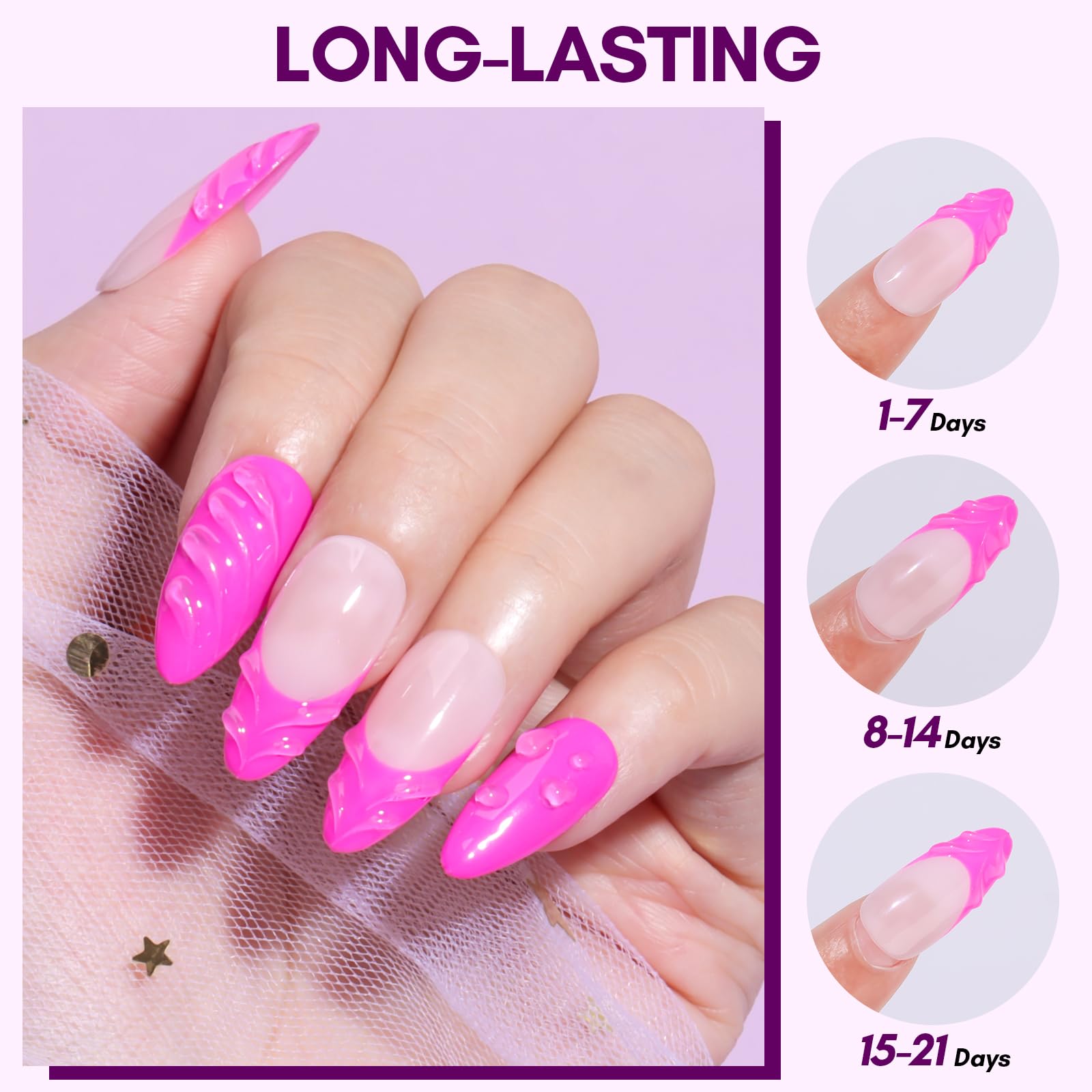 Makartt size scale next to brush showing compact 8ml portability