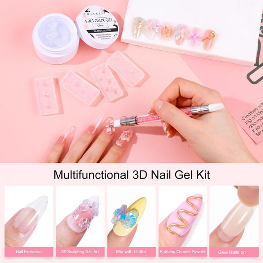 Makartt solid gel close-up texture showing non-sticky sculpting benefit