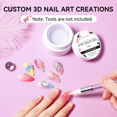 makartt solid gel texture closeup highlighting sculptable consistency benefit