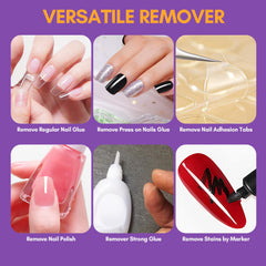 Makartt product drop on a fingernail showing liquid texture for fast action benefit
