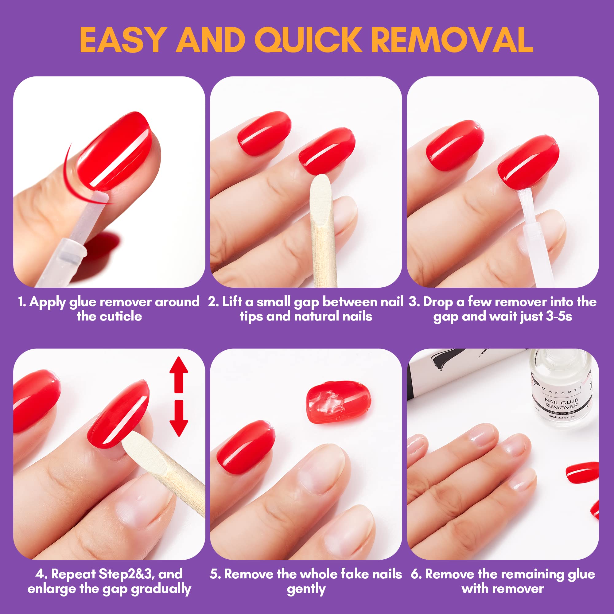 Makartt liquid texture drop illustrating quick glue breakdown