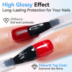 Makartt applying one-stroke top coat demonstrating self-leveling smoothness